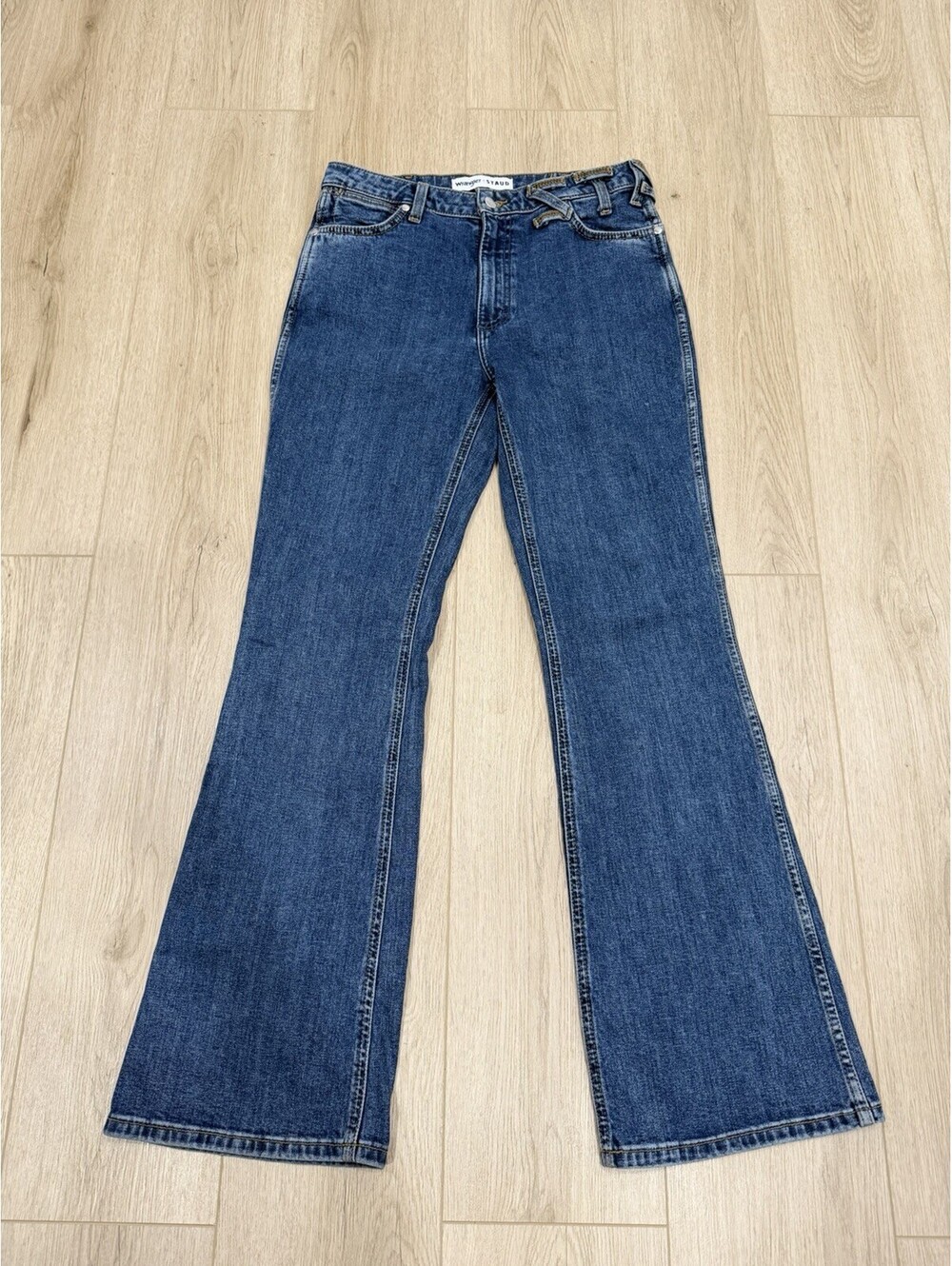 Wrangler + STAUD The Must Bootcut Flare Jeans 28x32